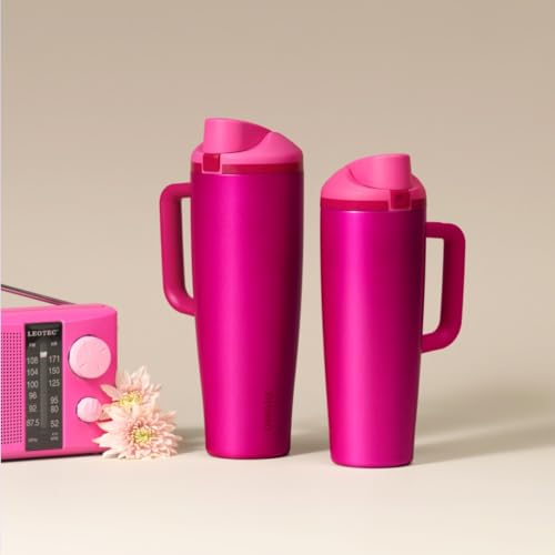 FreeSip Tumbler Stainless Steel Water Bottle 40 oz Read My Lips (Read My Lips / 40 Ounces)