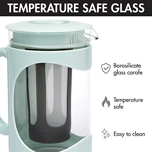 Burke Deluxe Cold Brew Iced Coffee Maker (1.6 Quart / Aqua)