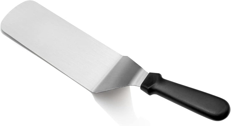New Star Foodservice 36190 Plastic Handle Flexible Grill Turner/Spatula, 14.5-Inch, Black
