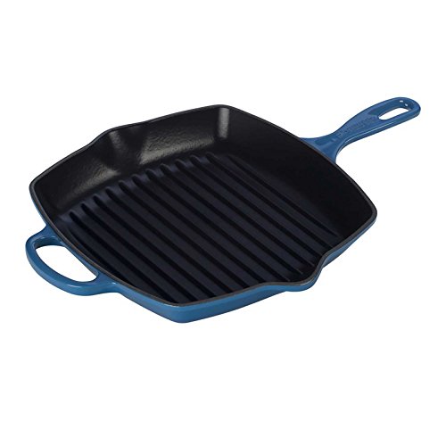 Enameled Cast Iron Square Skillet Grill