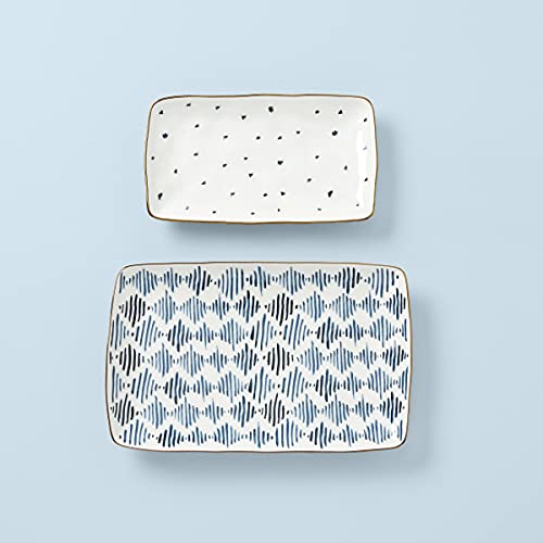 Blue Bay 2 Piece Nesting Platter Set (Platters, Set of 2)