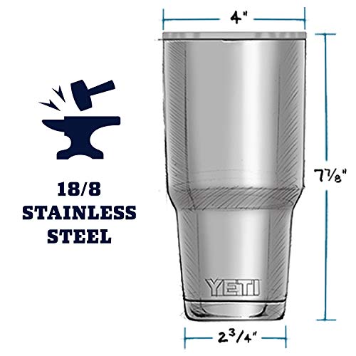 Rambler 30 oz Stainless Steel Vacuum Insulated Tumbler w (Olive Green)