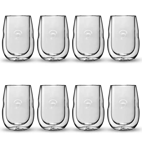 Moderna Artisan Series Double Wall Insulated Wine Glasses