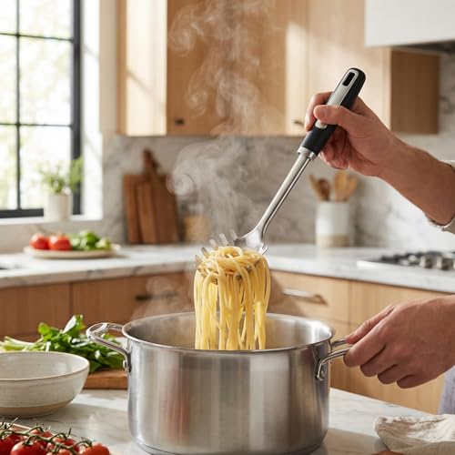 Stainless Steel Ladle and Pasta Server Set (Stainless Steel Ladle(2 Piece))