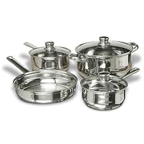 Cookware 7 Piece Stainless Steel Cookware Set