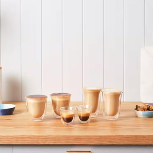 DeLonghi Coffee Connoisseur Glasses (s/6 mixed glasses)