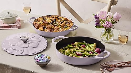 Enameled Cast Iron Petal Braiser