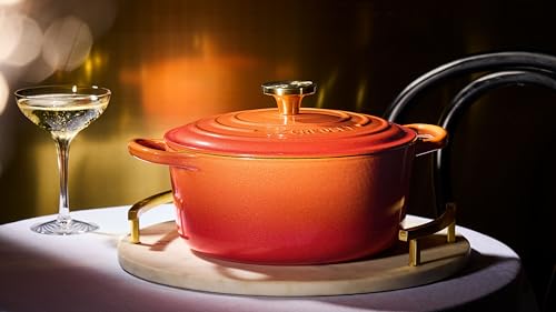 Enameled Cast Iron Round Dutch Oven