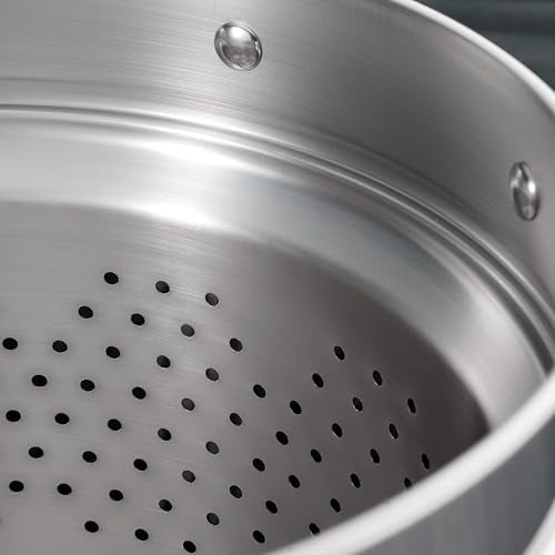 Signature Stainless Steel Pasta Strainer Insert for Pot