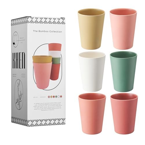 Wheat Straw & Bamboo Cups