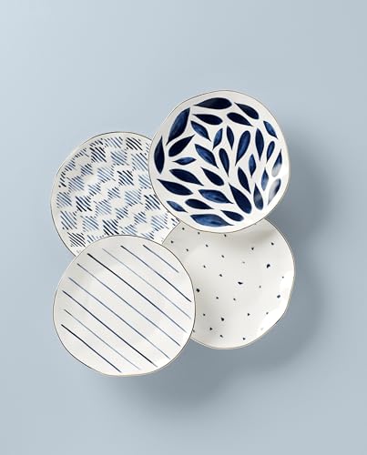 Blue Bay Porcelain Dessert Plates (Dessert Plates, Set of 4)