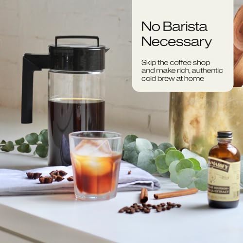 Deluxe Cold Brew Coffee Maker (Black / 2 qt)