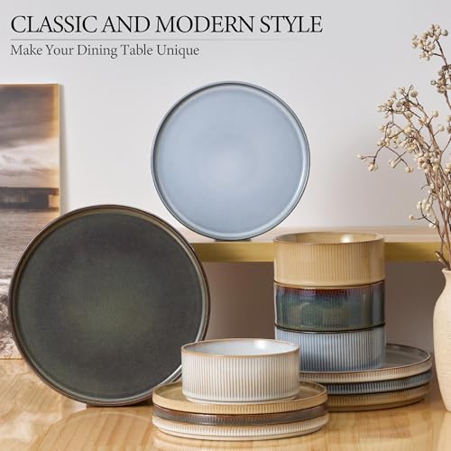 12 Piece Plates and Bowls Sets