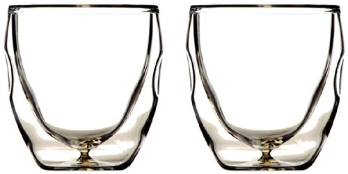 Moderna Artisan Series Double Wall 2 oz Beverage & Espresso Shot Glasses (2 Ounces)