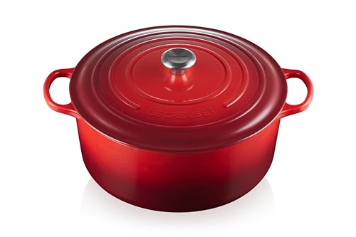 Enameled Cast Iron Round Dutch Oven