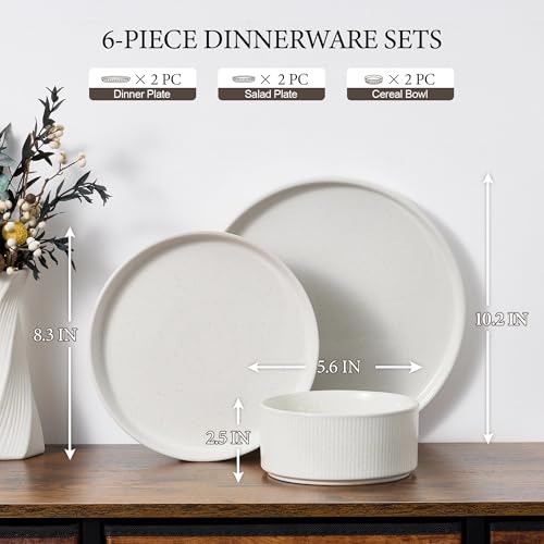 Stoneware Dinnerware Sets for 2