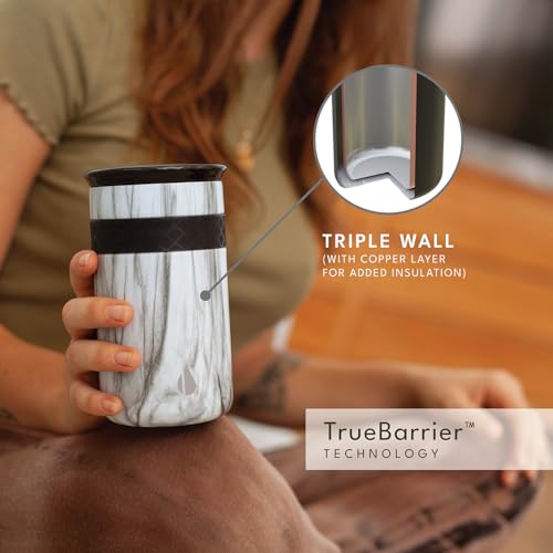 Artisan 12oz Triple (12 Ounces / White Marble)