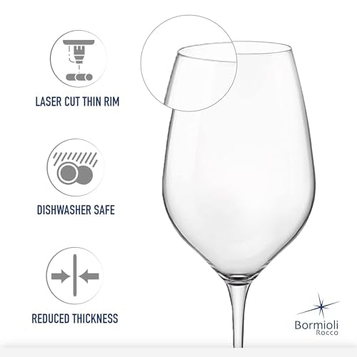 InAlto Tre Sensi Large Wine Glasses Set of 4