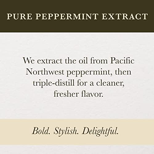 Pure Peppermint Extract for Baking & Beverages (16 Fl Oz)