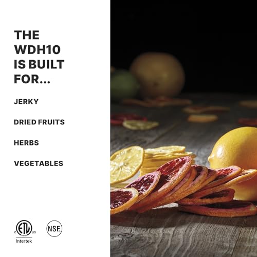 Food Dehydrator with Includes 15" x 13.5" Mesh Racks