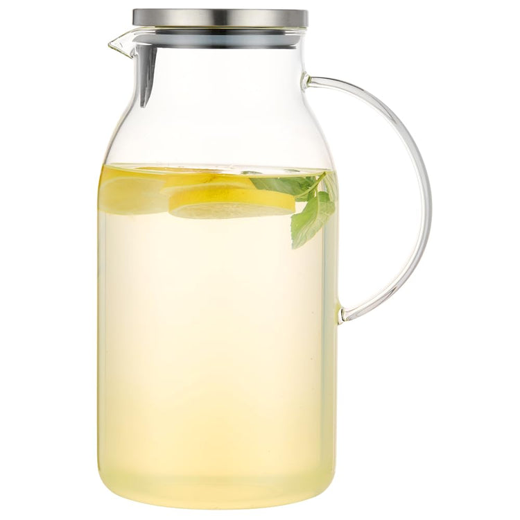 100 Oz Glass Pitcher with Handle and Lid