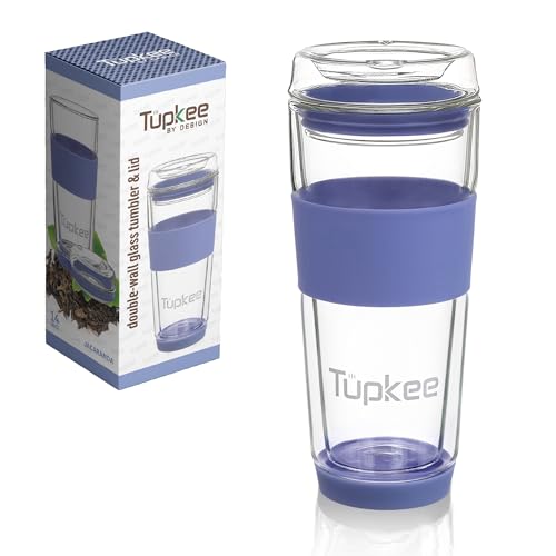 Double Wall All Glass Tumbler (Jacaranda)