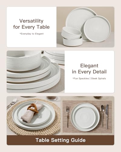 Stoneware Dinnerware Sets (12 Count)