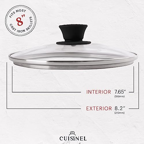Cast Iron Skillet with Lid (8")