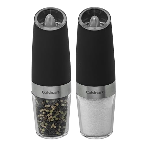 Gravity Salt and Pepper Grinder Set (8"x2")