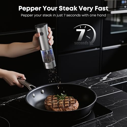 1 Pack Electric Salt Pepper Grinder