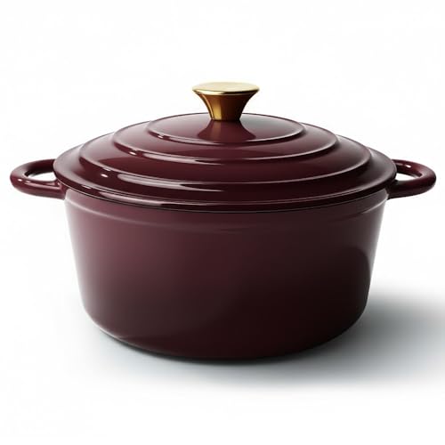 4.5 Quart Dutch Oven Pot with Lid (4.5 QT / Fig)