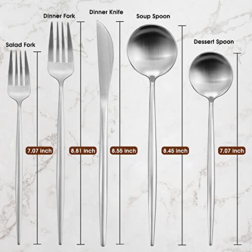 60 Piece Silverware Set (12 Count)