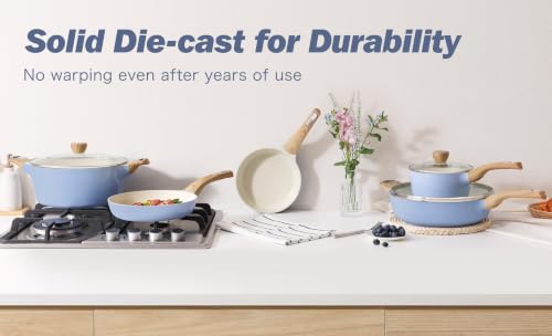 Ceramic Pots and Pans Set Nonstick