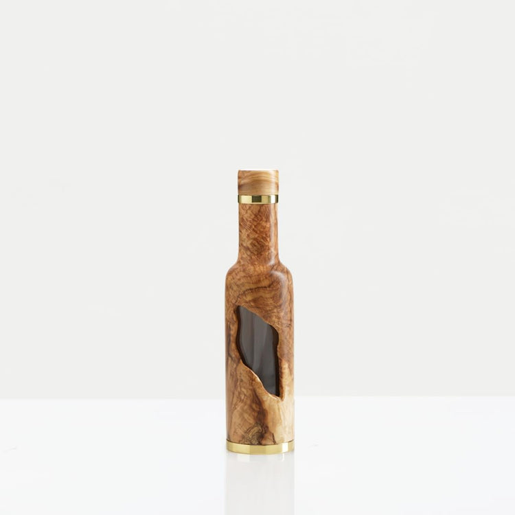 Olive wood bottle - Tree Hollow Design - 200ml