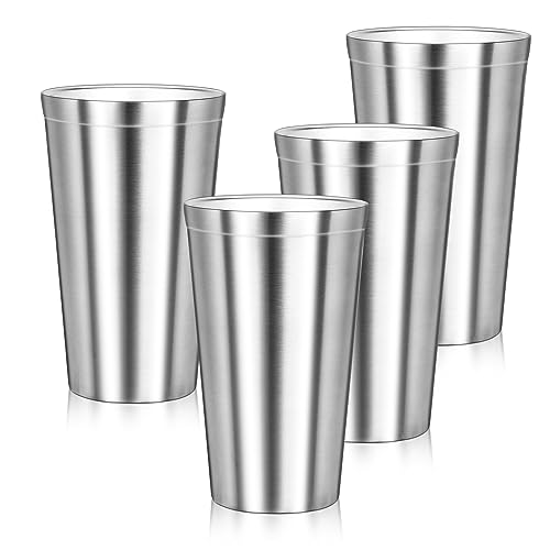 Stainless Steel Cups (classic straight / 16oz,4pcs)