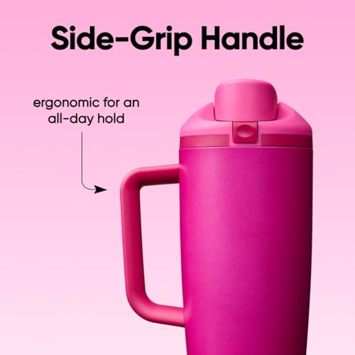 FreeSip Tumbler Stainless Steel Water Bottle 40 oz Read My Lips (Read My Lips / 40 Ounces)