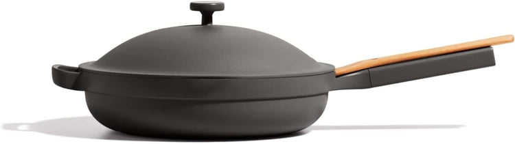 Our Place Large Always Pan 2.0-12.5” (4 Qt) Nonstick, Toxin-Free Ceramic Cookware | Patented 10-in-1 Aluminum Frying & Sauté Pan | Safe for Oven, Induction & All Cooktops up to 450°F | Char - Nestoria