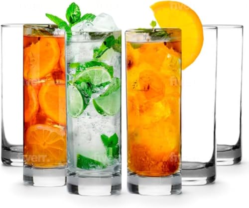 Premium Highball Glass Set (6 Count)