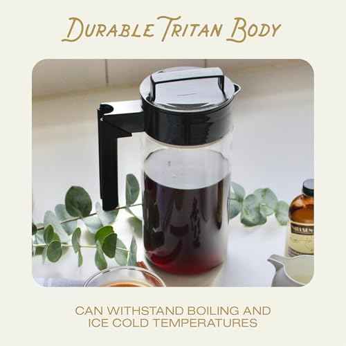 Deluxe Cold Brew Coffee Maker (Black / 1 qt)