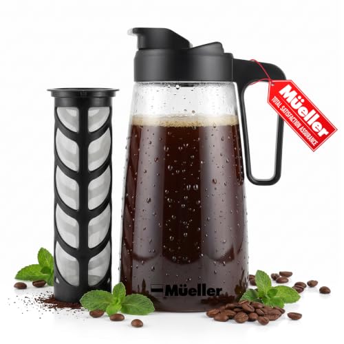 MUELLER HOME Cold Brew Coffee Maker (Clear Black)