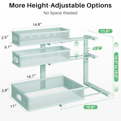 Under Sink Organizer (LightBlue / 1 Pack)