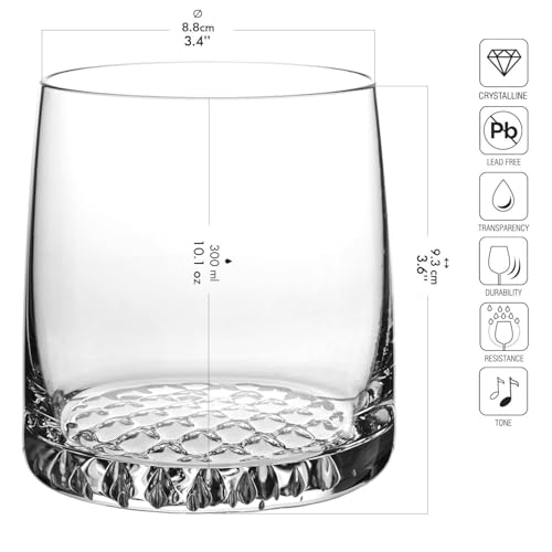 Whisky Set Decanter 32.1 oz & 6 × 10.1 oz Glasses