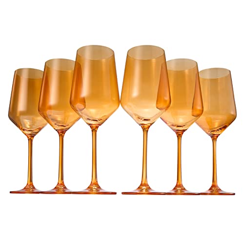 Colored Wine Glass Set