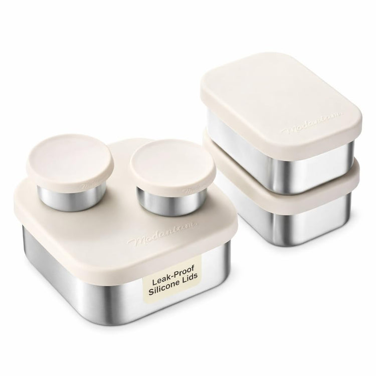 Flexibento Leak proof Stainless Steel Lunch Box Containers