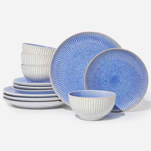 Ceramic Dinnerware Sets for 4 (12 Count)