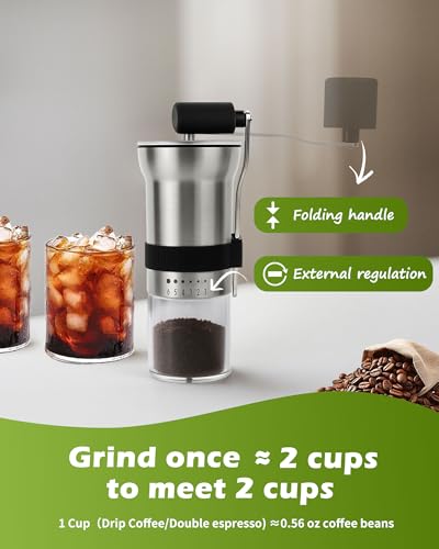 Manual Coffee Grinder with Ceramic Burr (Ceramic Burr)