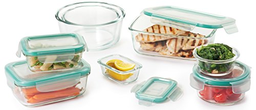 Good Grips 1.6 Cup Smart Seal Airtight Glass Rectangle Container (Clear)