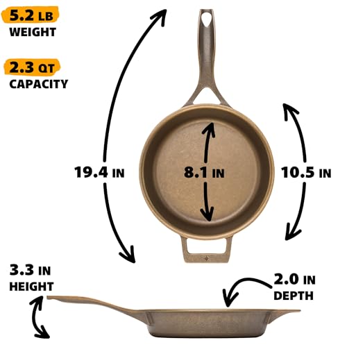 10.5 Inch Cast Iron Skillet (10.5 inch)