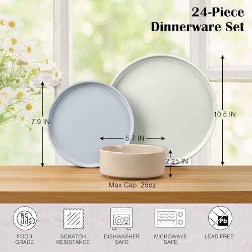 Dinnerware Sets for 8 (24 Count)
