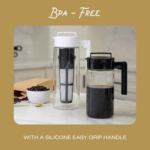 Deluxe Cold Brew Coffee Maker (Black / 1 qt)